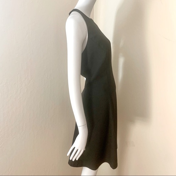 DONNA RICCO Strappy Crepe Little Black Dress Cocktail Party - Picture 10 of 14